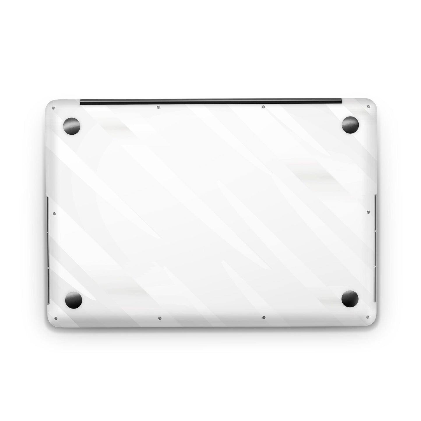 Sticker Master  White Elegant Evrensel Sticker Dizüstü Bilgisayar Vinil Sticker Decal 12" 13" 13.3" 14" 15" 15.4" 15.6 inç Dizüstü Bilgisayar Çıkartma Koruyucu Macbook Asus Acer Hp Lenovo Huawei Dell İçin