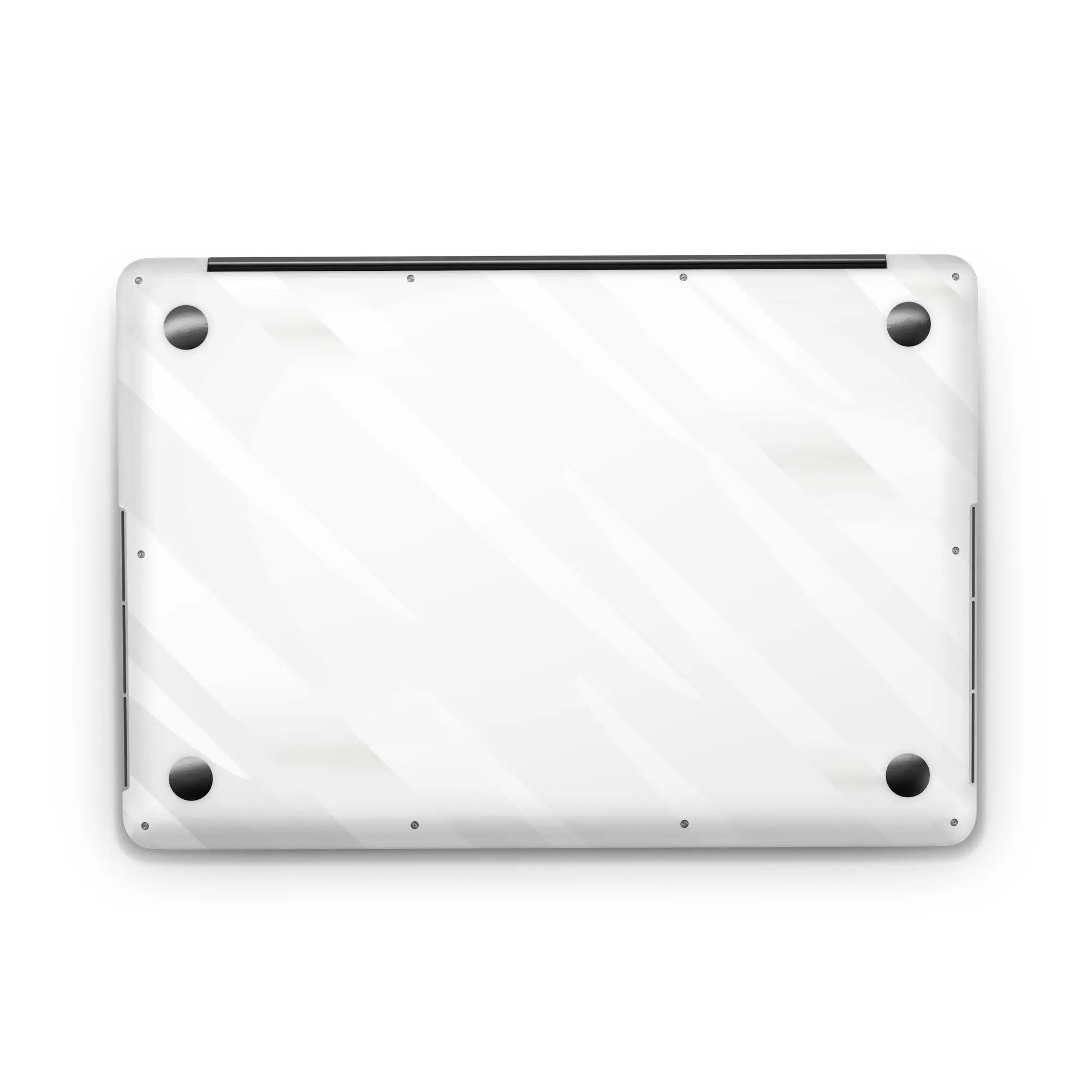 Sticker Master  White Elegant Evrensel Sticker Dizüstü Bilgisayar Vinil Sticker Decal 12" 13" 13.3" 14" 15" 15.4" 15.6 inç Dizüstü Bilgisayar Çıkartma Koruyucu Macbook Asus Acer Hp Lenovo Huawei Dell İçin - Sticker Master