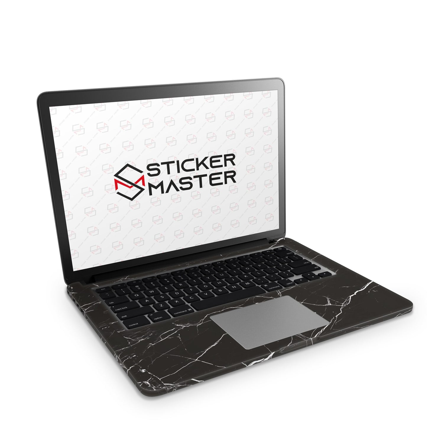 Sticker Master Black Marble 1 Evrensel Sticker Dizüstü Bilgisayar Vinil Sticker Decal 12" 13" 13.3" 14" 15" 15.4" 15.6 inç Dizüstü Bilgisayar Çıkartma Koruyucu Macbook Asus Acer Hp Lenovo Huawei Dell İçin