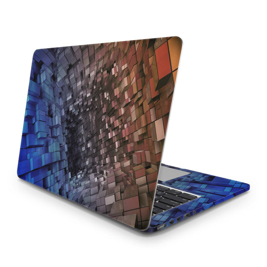 Sticker Master Abstract 3D Evrensel Sticker Dizüstü Bilgisayar Vinil Sticker Decal 12" 13" 13.3" 14" 15" 15.4" 15.6 inç Dizüstü Bilgisayar Çıkartma Koruyucu Macbook Asus Acer Hp Lenovo Huawei Dell İçin