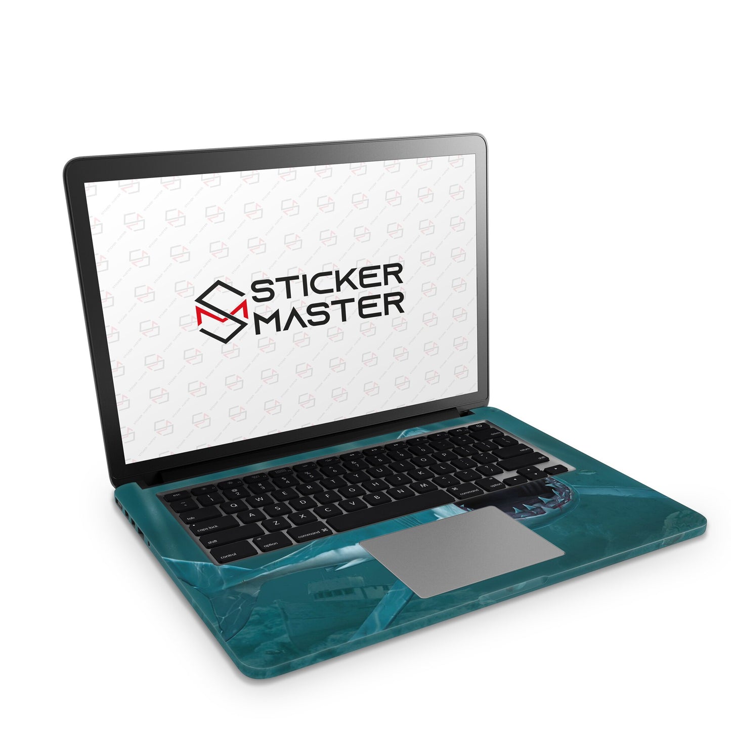 Sticker Master Shark Evrensel Sticker Dizüstü Bilgisayar Vinil Sticker Decal 12" 13" 13.3" 14" 15" 15.4" 15.6 inç Dizüstü Bilgisayar Çıkartma Koruyucu Macbook Asus Acer Hp Lenovo Huawei Dell İçin