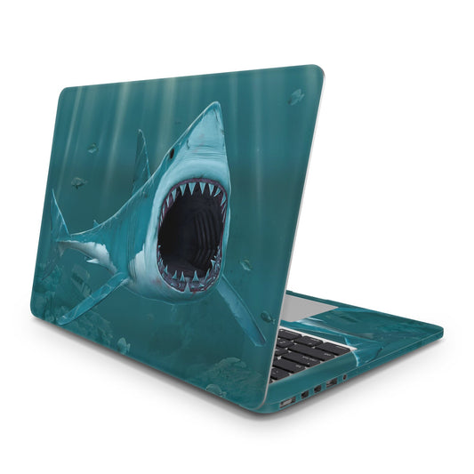 Sticker Master Shark Evrensel Sticker Dizüstü Bilgisayar Vinil Sticker Decal 12" 13" 13.3" 14" 15" 15.4" 15.6 inç Dizüstü Bilgisayar Çıkartma Koruyucu Macbook Asus Acer Hp Lenovo Huawei Dell İçin
