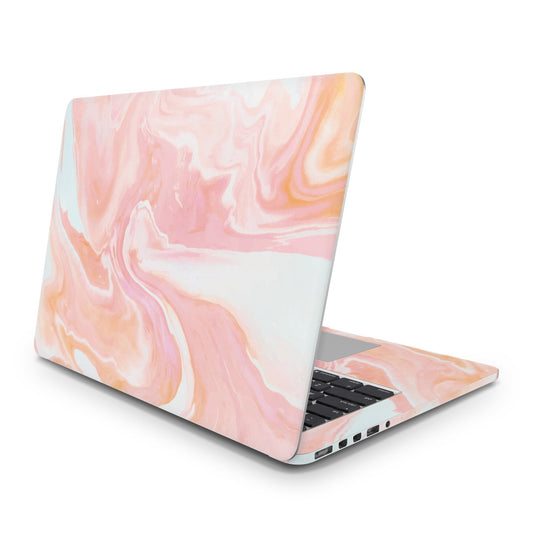 Sticker Master Abstract Liquid Pink Evrensel Sticker Dizüstü Bilgisayar Vinil Sticker Decal 12" 13" 13.3" 14" 15" 15.4" 15.6 inç Dizüstü Bilgisayar Çıkartma Koruyucu Macbook Asus Acer Hp Lenovo Huawei Dell İçin