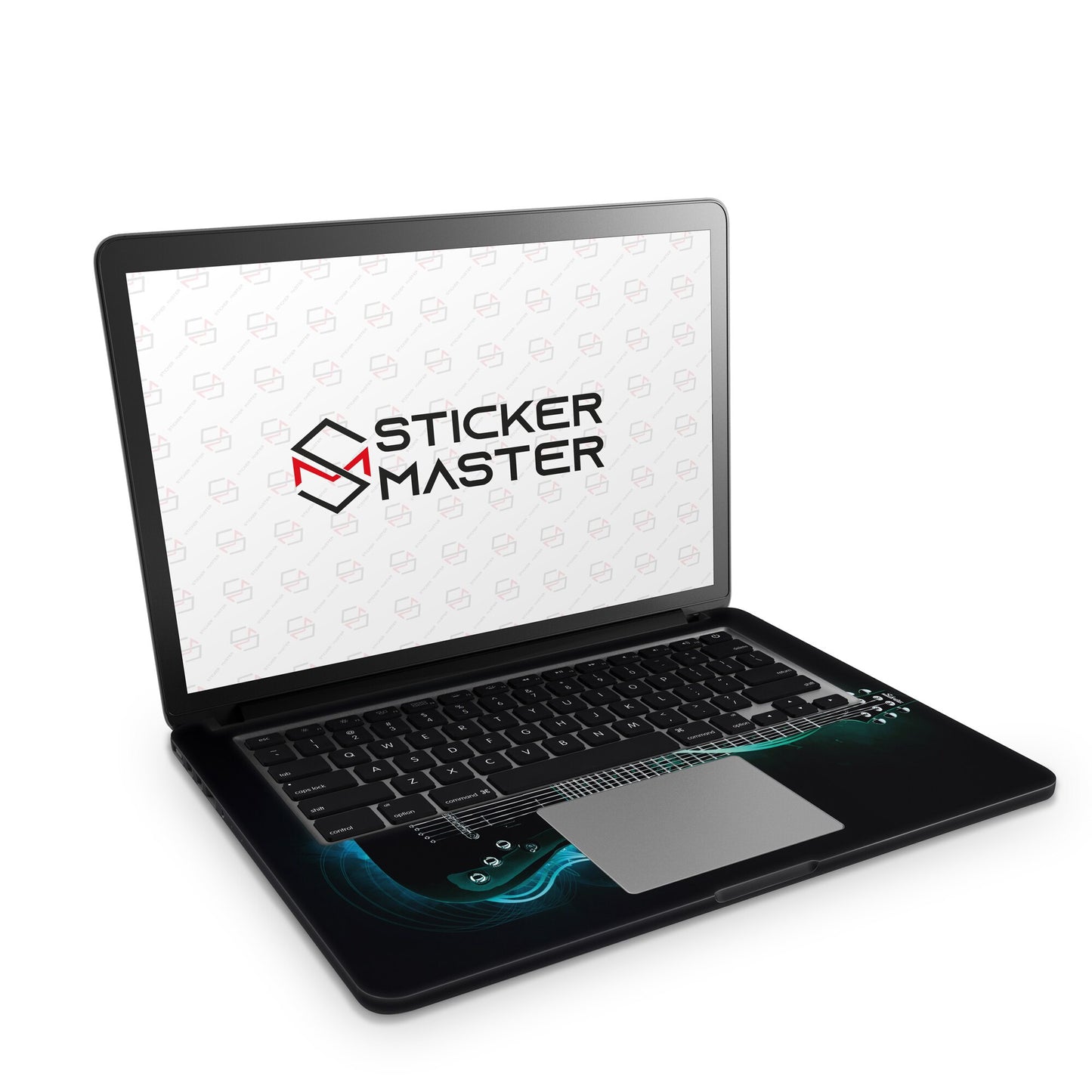 Sticker Master Music Guitar Evrensel Sticker Dizüstü Bilgisayar Vinil Sticker Decal 12" 13" 13.3" 14" 15" 15.4" 15.6 inç Dizüstü Bilgisayar Çıkartma Koruyucu Macbook Asus Acer Hp Lenovo Huawei Dell İçin