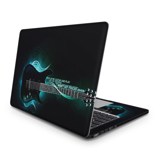 Sticker Master Music Guitar Evrensel Sticker Dizüstü Bilgisayar Vinil Sticker Decal 12" 13" 13.3" 14" 15" 15.4" 15.6 inç Dizüstü Bilgisayar Çıkartma Koruyucu Macbook Asus Acer Hp Lenovo Huawei Dell İçin
