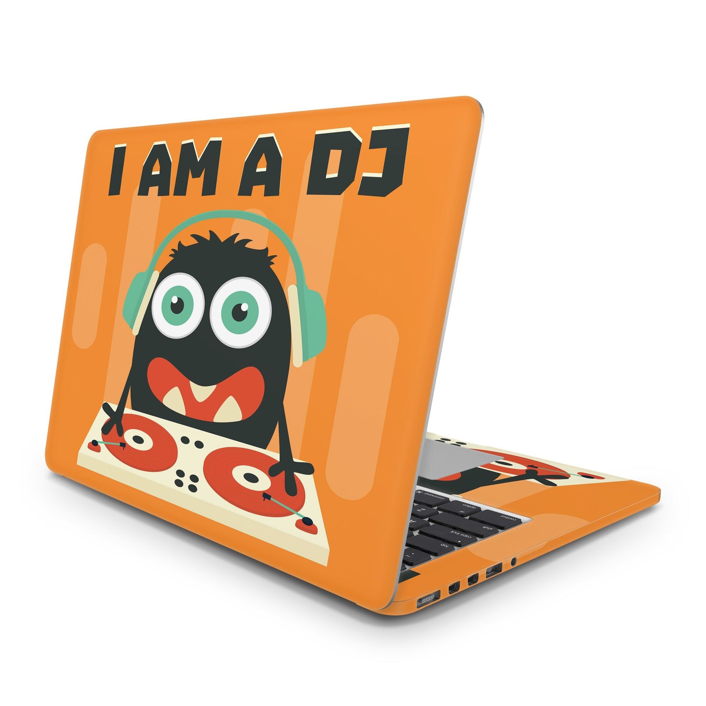 Sticker Master I Am A Dj Evrensel Sticker Dizüstü Bilgisayar Vinil Sticker Decal 12" 13" 13.3" 14" 15" 15.4" 15.6 inç Dizüstü Bilgisayar Çıkartma Koruyucu Macbook Asus Acer Hp Lenovo Huawei Dell İçin