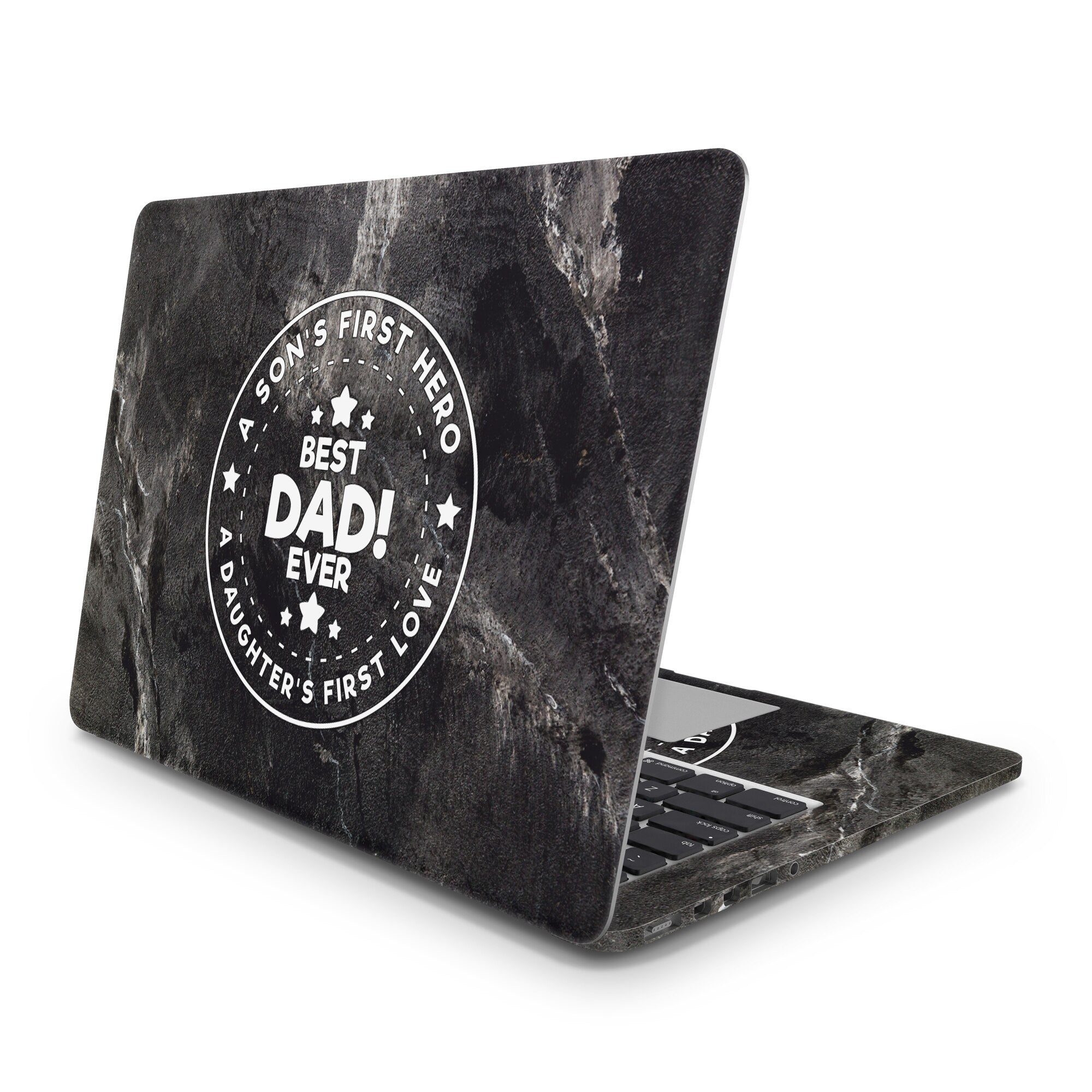 Sticker Master Best Dad Father Evrensel Sticker Dizüstü Bilgisayar Vinil Sticker Decal  12" 13" 13.3" 14" 15" 15.4" 15.6 inç Dizüstü Bilgisayar Çıkartma Koruyucu Macbook Asus Acer Hp Lenovo Huawei Dell İçin