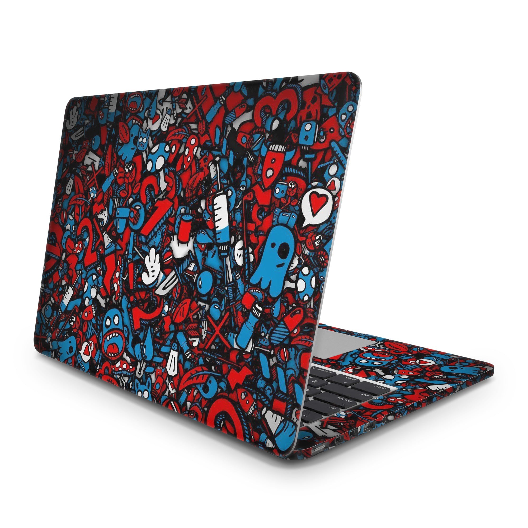 Sticker Master Sticker Bomb 2 Evrensel Sticker Dizüstü Bilgisayar Vinil Sticker Decal  12" 13" 13.3" 14" 15" 15.4" 15.6 inç Dizüstü Bilgisayar Çıkartma Koruyucu Macbook Asus Acer Hp Lenovo Huawei Dell İçin