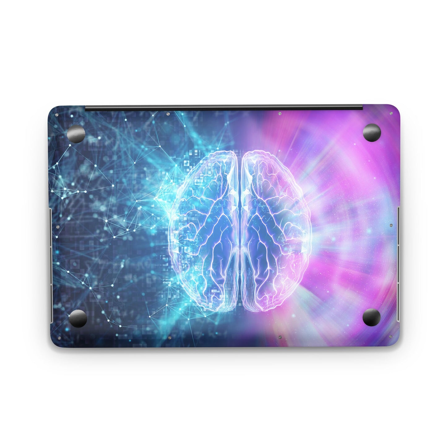 Sticker Master Brain Blue Evrensel Sticker Dizüstü Bilgisayar Vinil Sticker Decal  12" 13" 13.3" 14" 15" 15.4" 15.6 inç Dizüstü Bilgisayar Çıkartma Koruyucu Macbook Asus Acer Hp Lenovo Huawei Dell İçin
