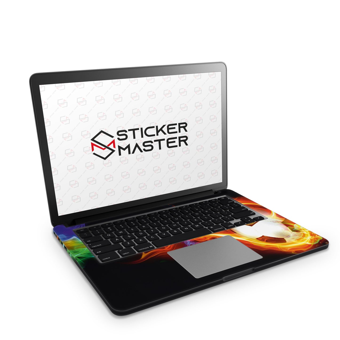 Sticker Master Ateş Topu Evrensel Sticker Dizüstü Bilgisayar Vinil Sticker Decal  12" 13" 13.3" 14" 15" 15.4" 15.6 inç Dizüstü Bilgisayar Çıkartma Koruyucu Macbook Asus Acer Hp Lenovo Huawei Dell İçin