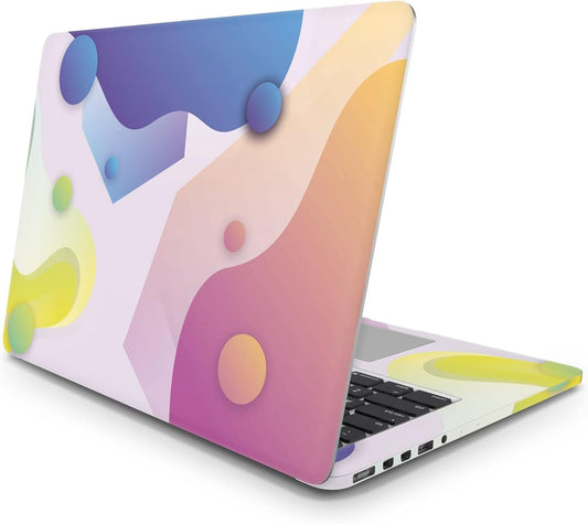 Sticker Master Colourful Shape Evrensel Sticker Dizüstü Bilgisayar Vinil Sticker Decal 12" 13" 13.3" 14" 15" 15.4" 15.6 inç Dizüstü Bilgisayar Çıkartma Koruyucu Macbook Asus Acer Hp Lenovo Huawei Dell İçin