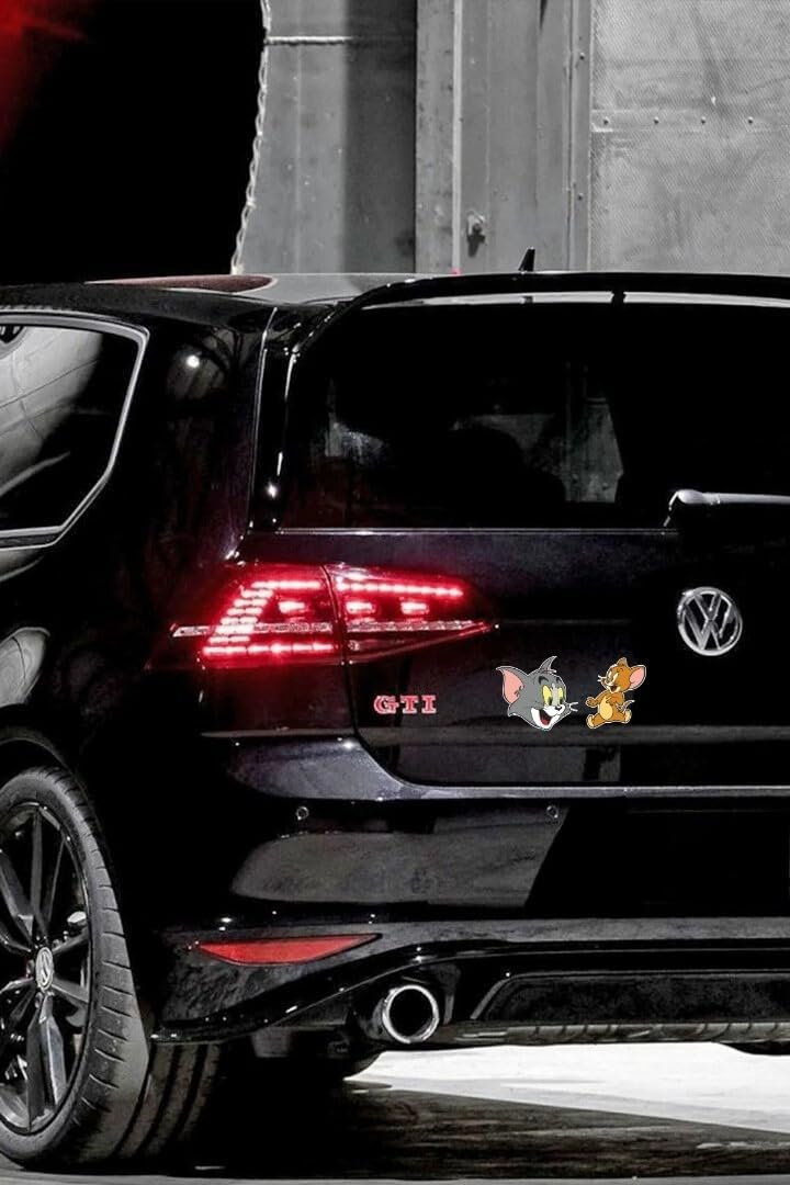 Sticker Master Tom Ve Jerry Head Motorsiklet,Kask,Laptop,Motor Ve Oto Araç Sticker 15 X 7,5 Cm