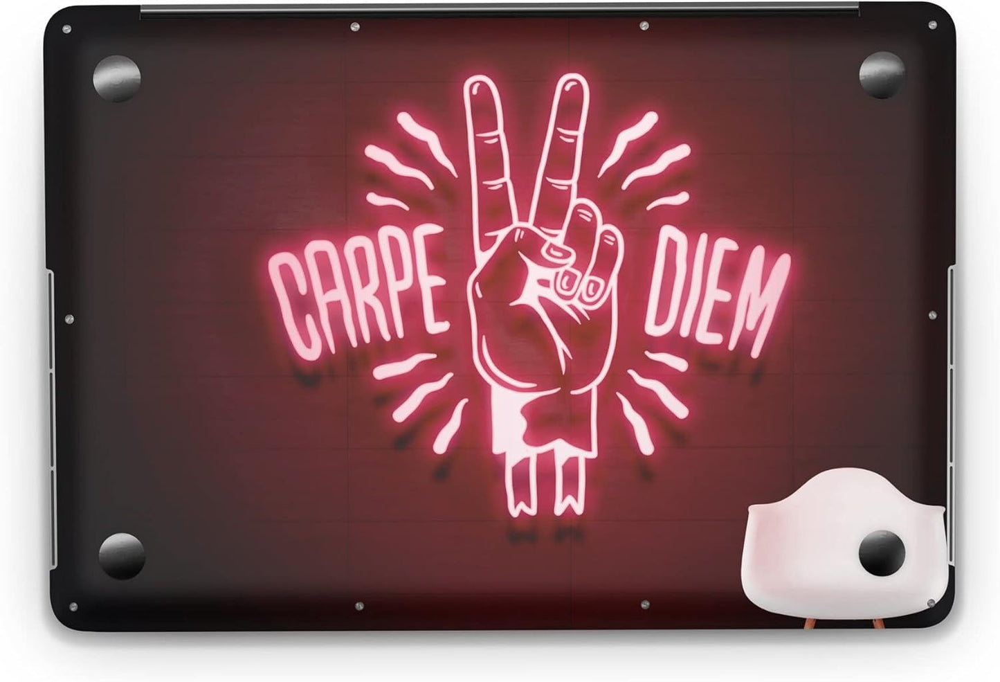 Sticker Master Carpe Diem Evrensel Sticker Dizüstü Bilgisayar Vinil Sticker Decal 12" 13" 13.3" 14" 15" 15.4" 15.6 inç Dizüstü Bilgisayar Çıkartma Koruyucu Macbook Asus Acer Hp Lenovo Huawei Dell İçin