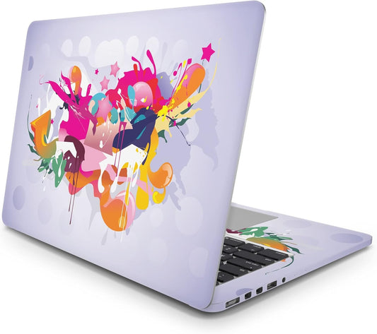 Sticker Master Color Design 1 Evrensel Sticker Dizüstü Bilgisayar Vinil Sticker Decal 12" 13" 13.3" 14" 15" 15.4" 15.6 inç Dizüstü Bilgisayar Çıkartma Koruyucu Macbook Asus Acer Hp Lenovo Huawei Dell İçin