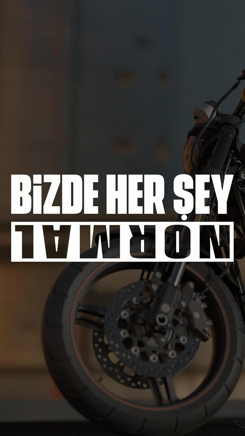 Sticker Master Bize Her Şey Normal Motorsiklet,Kask,Laptop,Motor Ve Oto Araç Sticker 20 X 8 Cm