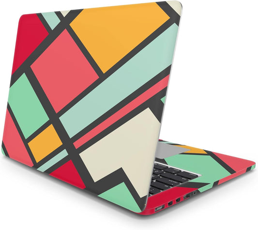 Sticker Master Retro Color Evrensel Sticker Dizüstü Bilgisayar Vinil Sticker Decal 12" 13" 13.3" 14" 15" 15.4" 15.6 inç Dizüstü Bilgisayar Çıkartma Koruyucu Macbook Asus Acer Hp Lenovo Huawei Dell İçin