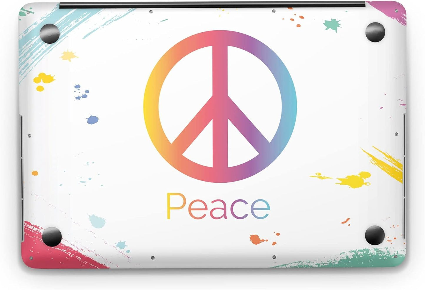 Sticker Master Peace Evrensel Sticker Dizüstü Bilgisayar Vinil Sticker Decal 12" 13" 13.3" 14" 15" 15.4" 15.6 inç Dizüstü Bilgisayar Çıkartma Koruyucu Macbook Asus Acer Hp Lenovo Huawei Dell İçin