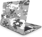 Kamuflaj Laptop Sticker Gri Tasarım Seti | Sticker Master