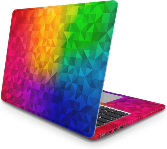 Sticker Master Multicolored Mosaic Protective Evrensel Sticker Dizüstü Bilgisayar Vinil Sticker Decal 12" 13" 13.3" 14" 15" 15.4" 15.6 inç Dizüstü Bilgisayar Çıkartma Koruyucu Macbook Asus Acer Hp Lenovo Huawei Dell İçin