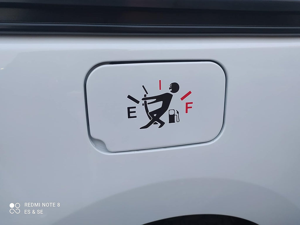 Sticker Master Yakıt Göstergesi Depo Motorsiklet,Kask,Laptop,Motor Ve Oto Araç Sticker 12 Cm