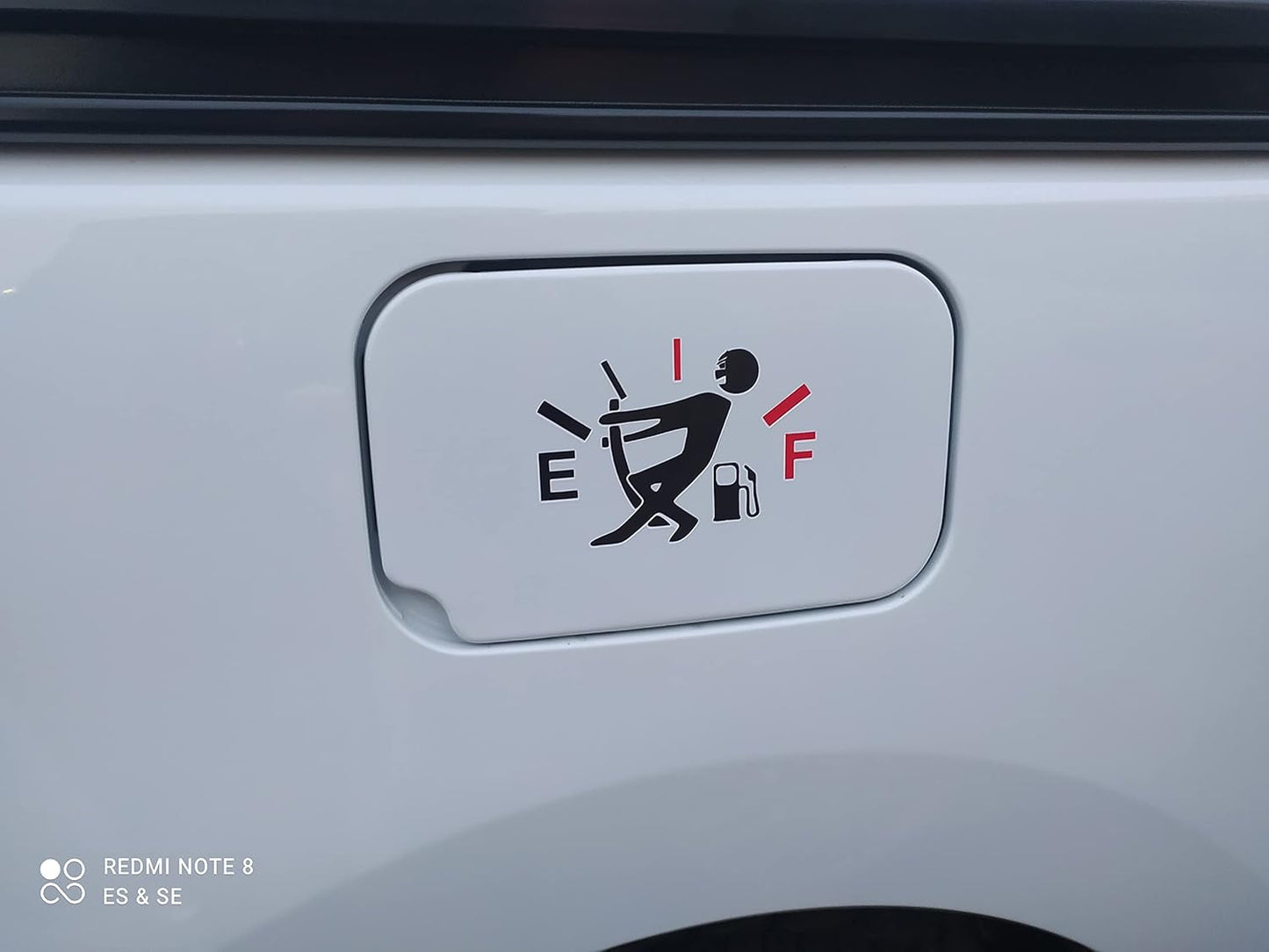 Sticker Master Yakıt Göstergesi Depo Motorsiklet,Kask,Laptop,Motor Ve Oto Araç Sticker 12 Cm