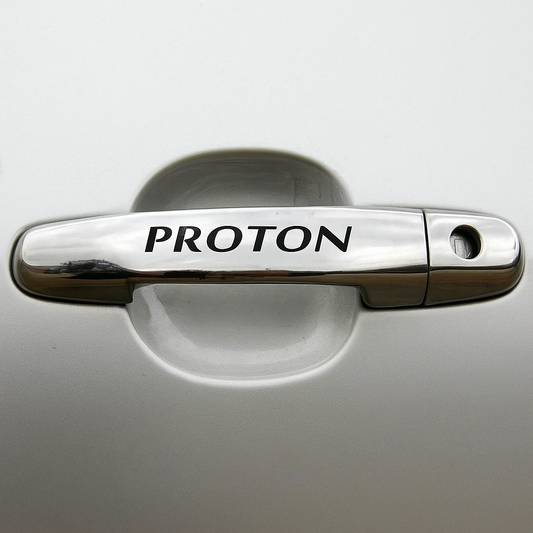 Sticker Master Proton Kapı Kolu Jant Sticker - Araç Kaplama ve Jant İçin 10’lu Dayanıklı Etiket Seti