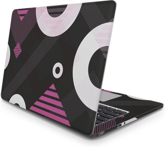 Sticker Master Purple Shape Evrensel Sticker Dizüstü Bilgisayar Vinil Sticker Decal 12" 13" 13.3" 14" 15" 15.4" 15.6 inç Dizüstü Bilgisayar Çıkartma Koruyucu Macbook Asus Acer Hp Lenovo Huawei Dell İçin