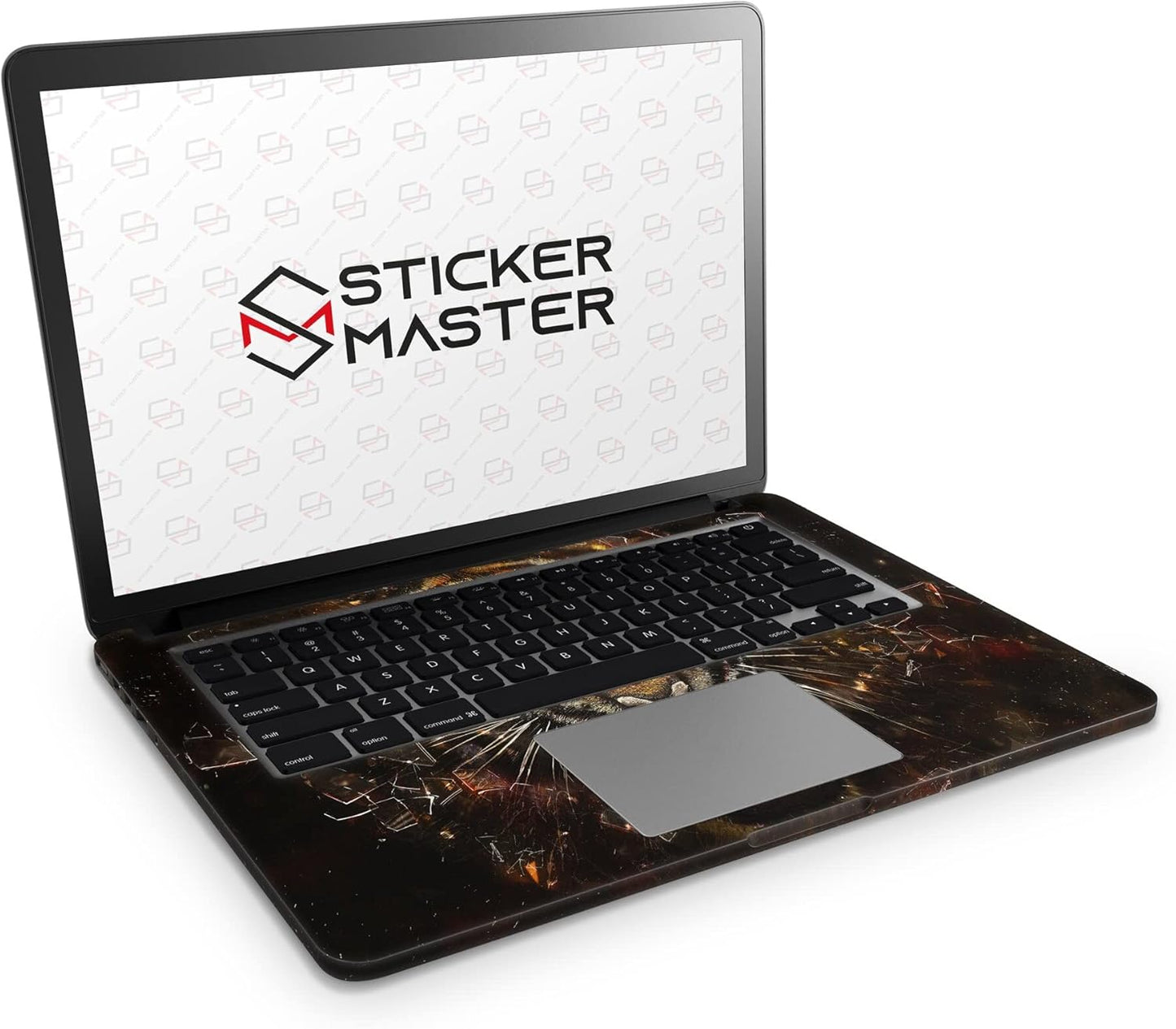 Sticker Master Angry Lion Style Evrensel Sticker Dizüstü Bilgisayar Vinil Sticker Decal 12" 13" 13.3" 14" 15" 15.4" 15.6 inç Dizüstü Bilgisayar Çıkartma Koruyucu Macbook Asus Acer Hp Lenovo Huawei Dell İçin