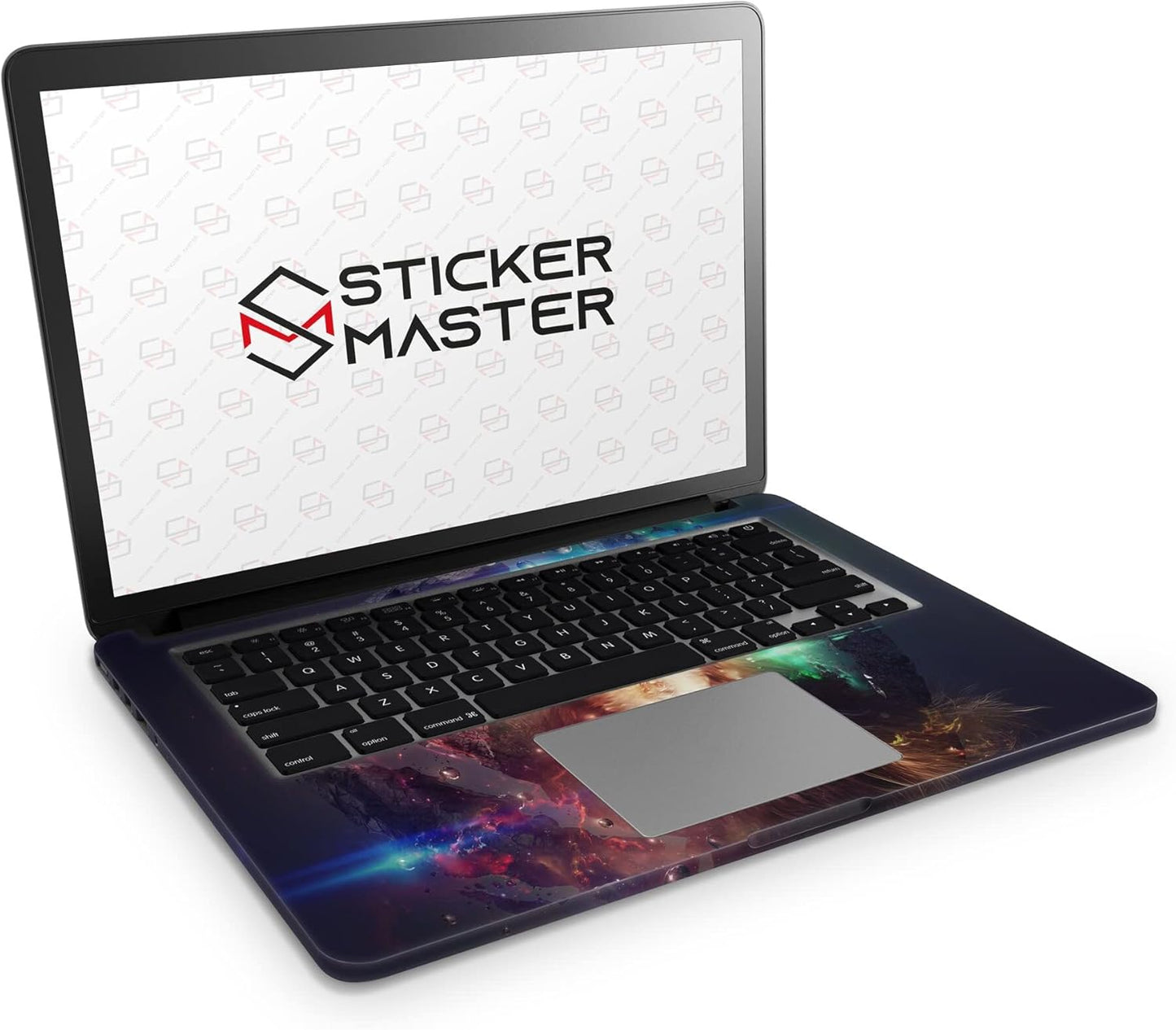 Sticker Master Wolf Explode Evrensel Sticker Dizüstü Bilgisayar Vinil Sticker Decal 12" 13" 13.3" 14" 15" 15.4" 15.6 inç Dizüstü Bilgisayar Çıkartma Koruyucu Macbook Asus Acer Hp Lenovo Huawei Dell İçin