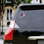 Sticker Master Rengarenk Kedi Motorsiklet,Kask,Laptop,Motor Ve Oto Araç Sticker 9 X 10 Cm