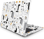 Sticker Master Tribal Seamless Pattern Evrensel Sticker Dizüstü Bilgisayar Vinil Sticker Decal 12" 13" 13.3" 14" 15" 15.4" 15.6 inç Dizüstü Bilgisayar Çıkartma Koruyucu Macbook Asus Acer Hp Lenovo Huawei Dell İçin