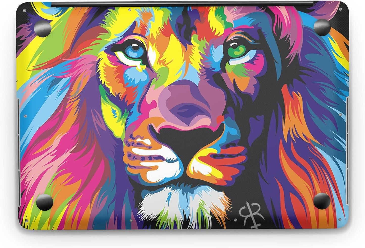 Sticker Master Lion Evrensel Sticker Dizüstü Bilgisayar Vinil Sticker Decal 12" 13" 13.3" 14" 15" 15.4" 15.6 inç Dizüstü Bilgisayar Çıkartma Koruyucu Macbook Asus Acer Hp Lenovo Huawei Dell İçin