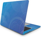 Mavi Soyut Laptop Sticker Daireli Tasarım Seti | Sticker Master