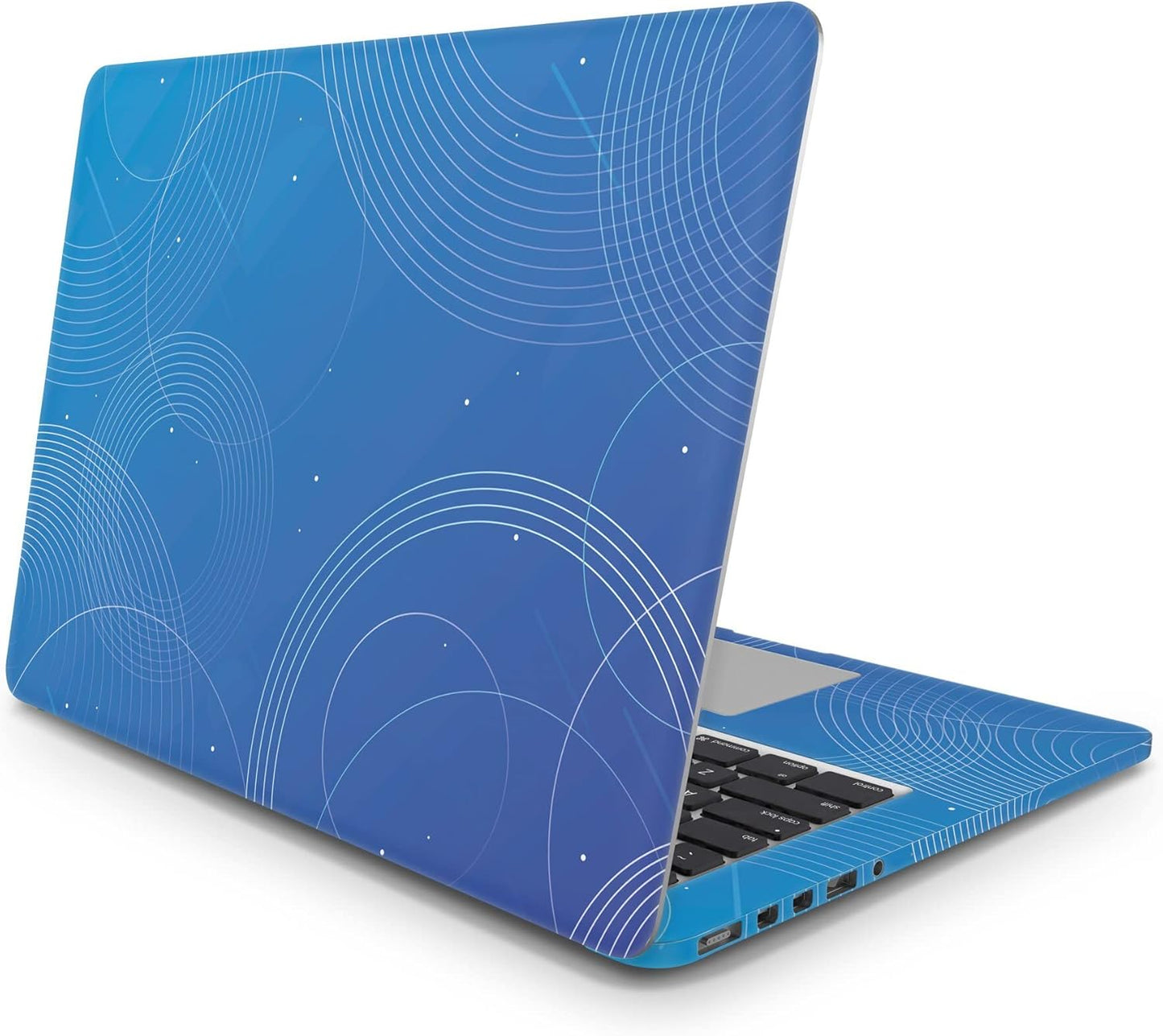 Sticker Master Circles Abstract Evrensel Sticker Dizüstü Bilgisayar Vinil Sticker Decal 12" 13" 13.3" 14" 15" 15.4" 15.6 inç Dizüstü Bilgisayar Çıkartma Koruyucu Macbook Asus Acer Hp Lenovo Huawei Dell İçin