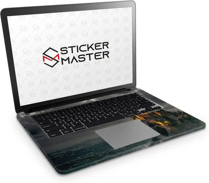 Sticker Master Castle Evrensel Sticker Dizüstü Bilgisayar Vinil Sticker Decal 12" 13" 13.3" 14" 15" 15.4" 15.6 inç Dizüstü Bilgisayar Çıkartma Koruyucu Macbook Asus Acer Hp Lenovo Huawei Dell İçin Sticker Master