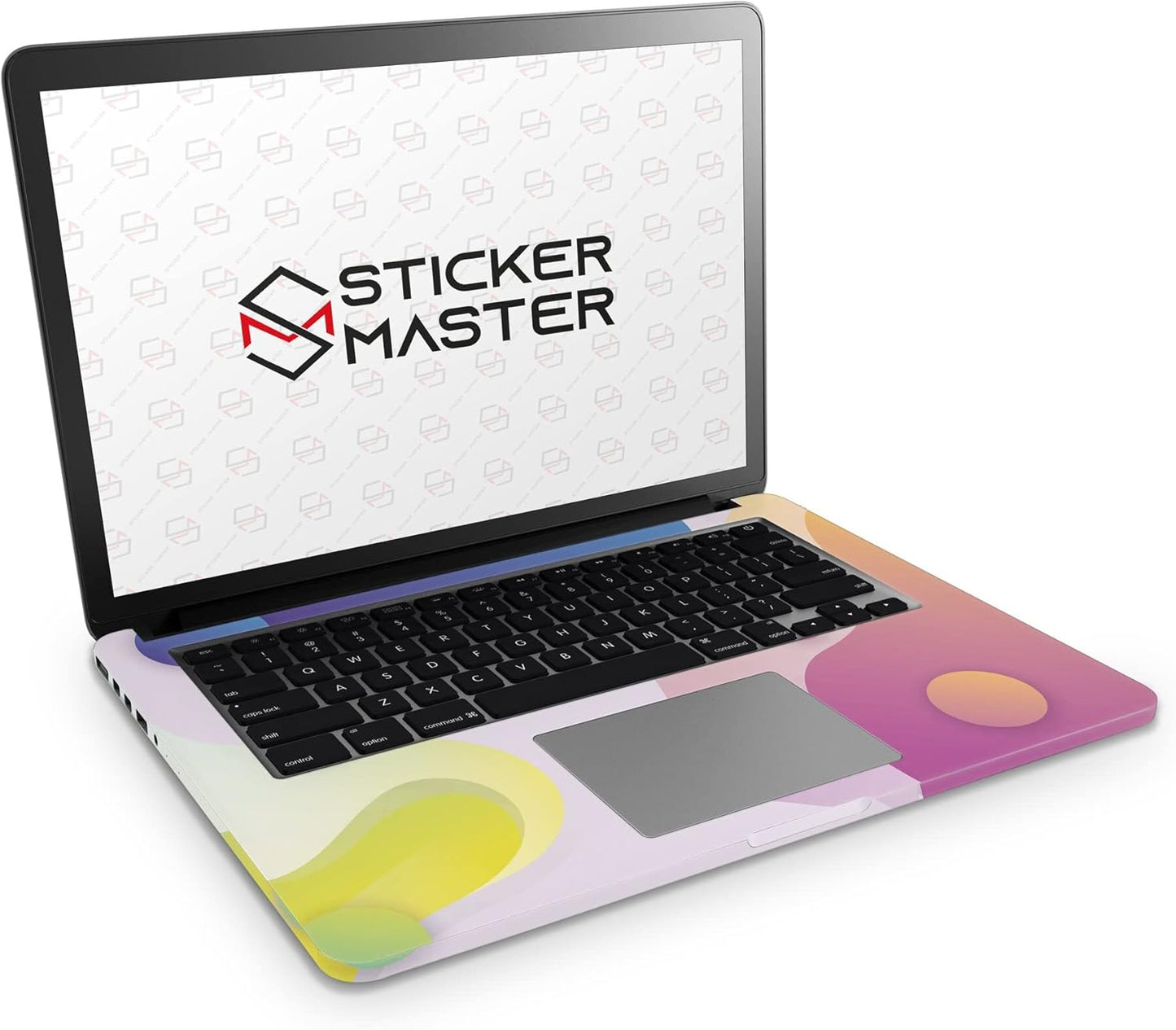 Sticker Master Colourful Shape Evrensel Sticker Dizüstü Bilgisayar Vinil Sticker Decal 12" 13" 13.3" 14" 15" 15.4" 15.6 inç Dizüstü Bilgisayar Çıkartma Koruyucu Macbook Asus Acer Hp Lenovo Huawei Dell İçin