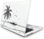 Sticker Master Beach Sketch Evrensel Sticker Dizüstü Bilgisayar Vinil Sticker Decal 12" 13" 13.3" 14" 15" 15.4" 15.6 inç Dizüstü Bilgisayar Çıkartma Koruyucu Macbook Asus Acer Hp Lenovo Huawei Dell İçin
