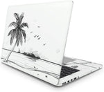 Sticker Master Beach Sketch Evrensel Sticker Dizüstü Bilgisayar Vinil Sticker Decal 12" 13" 13.3" 14" 15" 15.4" 15.6 inç Dizüstü Bilgisayar Çıkartma Koruyucu Macbook Asus Acer Hp Lenovo Huawei Dell İçin Sticker Master