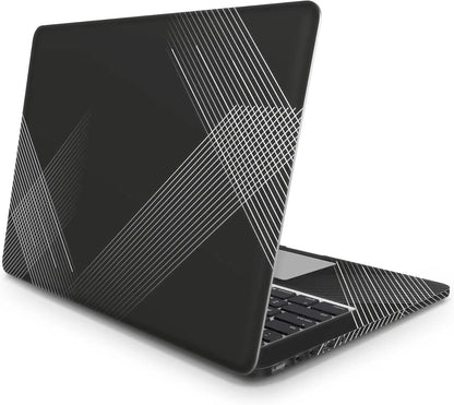 Sticker Master Black Shape Protective Evrensel Sticker Dizüstü Bilgisayar Vinil Sticker Decal 12" 13" 13.3" 14" 15" 15.4" 15.6 inç Dizüstü Bilgisayar Çıkartma Koruyucu Macbook Asus Acer Hp Lenovo Huawei Dell İçin Sticker Master