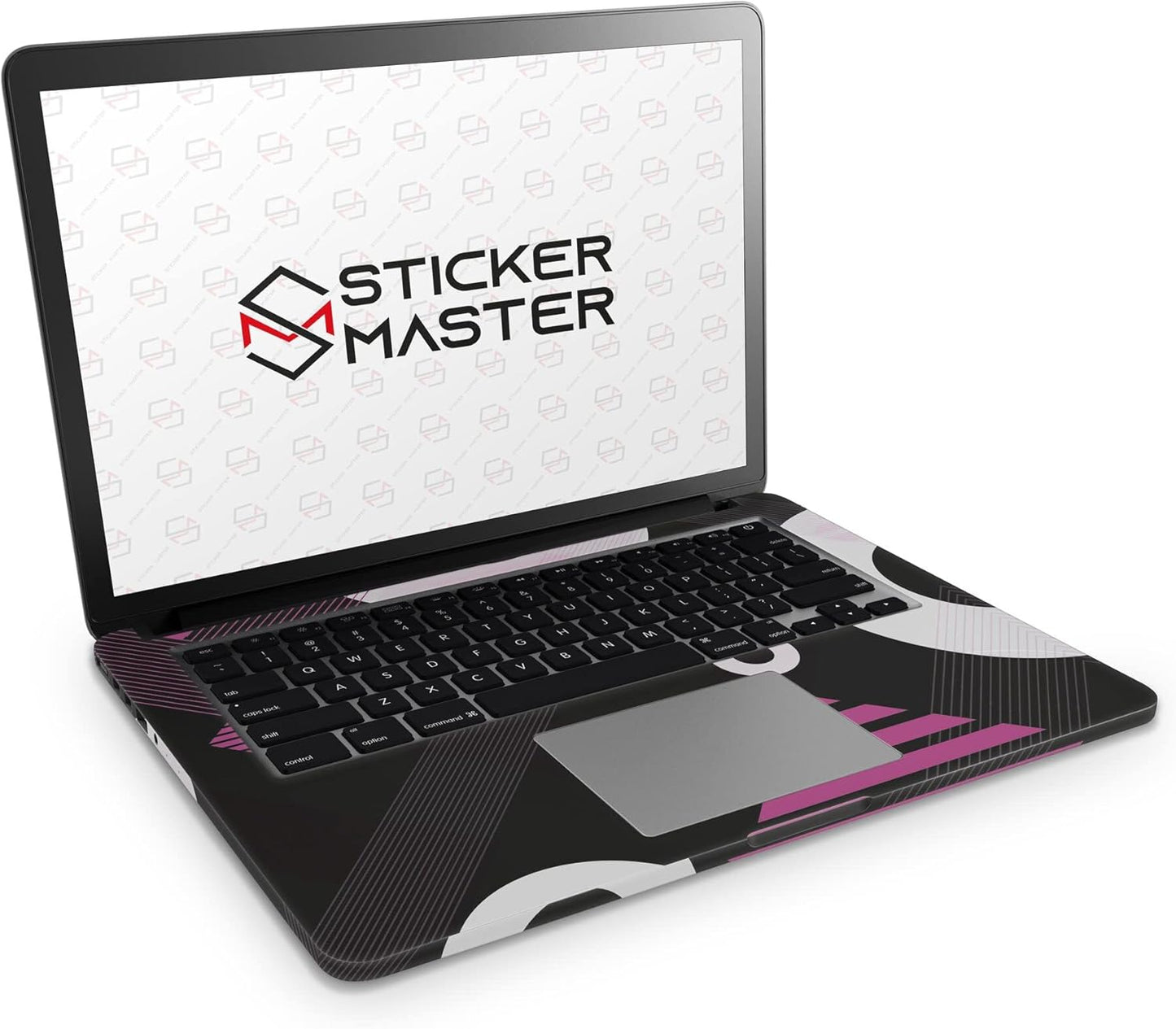 Sticker Master Purple Shape Evrensel Sticker Dizüstü Bilgisayar Vinil Sticker Decal 12" 13" 13.3" 14" 15" 15.4" 15.6 inç Dizüstü Bilgisayar Çıkartma Koruyucu Macbook Asus Acer Hp Lenovo Huawei Dell İçin