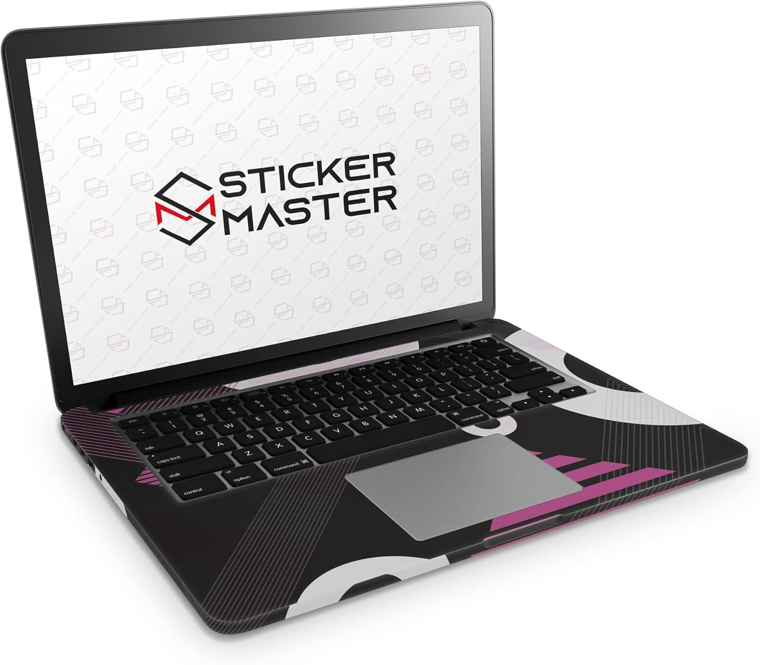 Sticker Master Purple Shape Evrensel Sticker Dizüstü Bilgisayar Vinil Sticker Decal 12" 13" 13.3" 14" 15" 15.4" 15.6 inç Dizüstü Bilgisayar Çıkartma Koruyucu Macbook Asus Acer Hp Lenovo Huawei Dell İçin