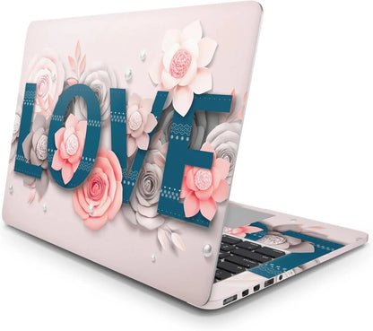 Sticker Master Love 3D Protective Evrensel Sticker Dizüstü Bilgisayar Vinil Sticker Decal 12" 13" 13.3" 14" 15" 15.4" 15.6 inç Dizüstü Bilgisayar Çıkartma Koruyucu Macbook Asus Acer Hp Lenovo Huawei Dell İçin Sticker Master