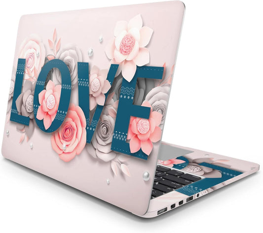 Sticker Master Love 3D Protective Evrensel Sticker Dizüstü Bilgisayar Vinil Sticker Decal 12" 13" 13.3" 14" 15" 15.4" 15.6 inç Dizüstü Bilgisayar Çıkartma Koruyucu Macbook Asus Acer Hp Lenovo Huawei Dell İçin