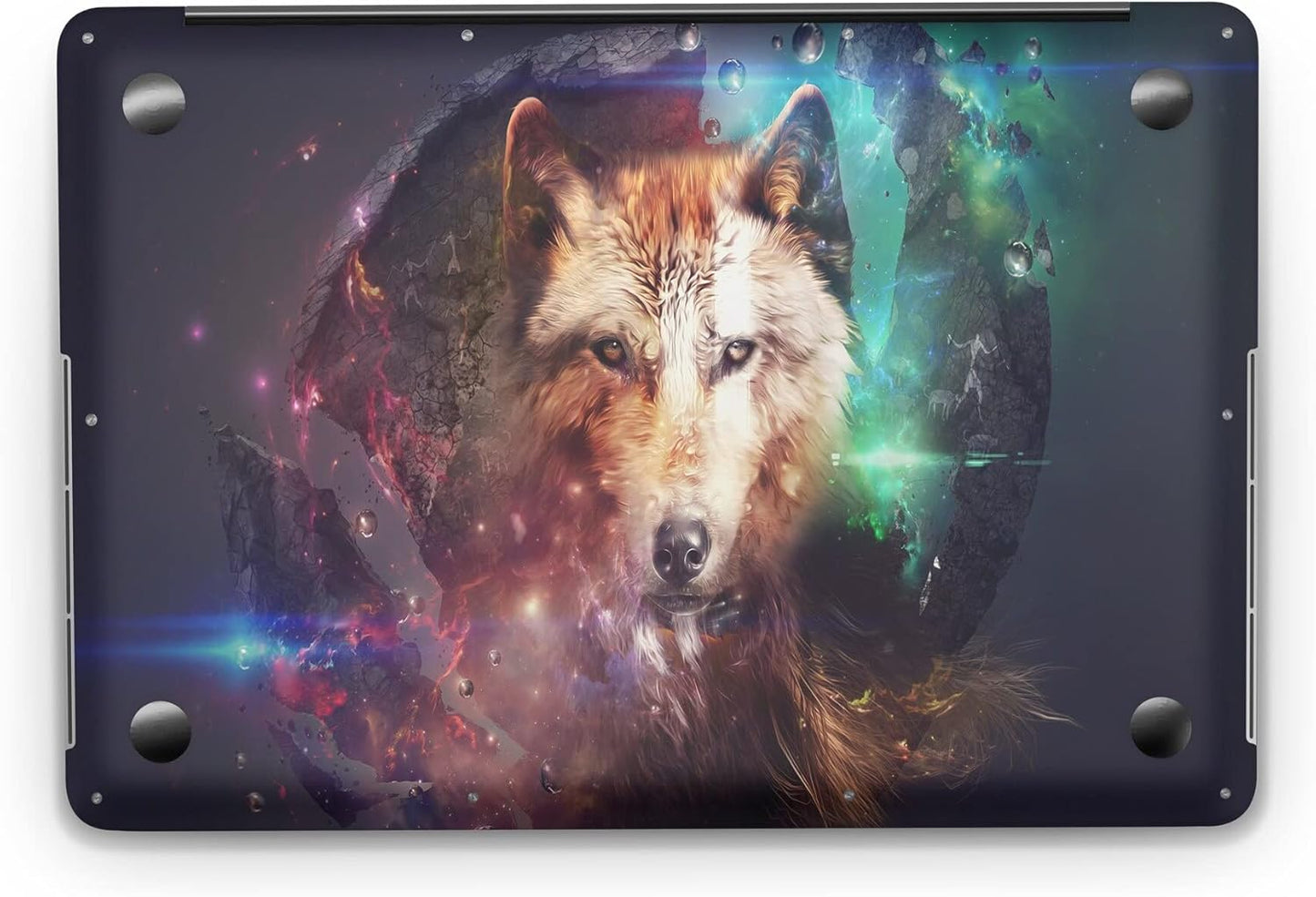 Sticker Master Wolf Explode Evrensel Sticker Dizüstü Bilgisayar Vinil Sticker Decal 12" 13" 13.3" 14" 15" 15.4" 15.6 inç Dizüstü Bilgisayar Çıkartma Koruyucu Macbook Asus Acer Hp Lenovo Huawei Dell İçin