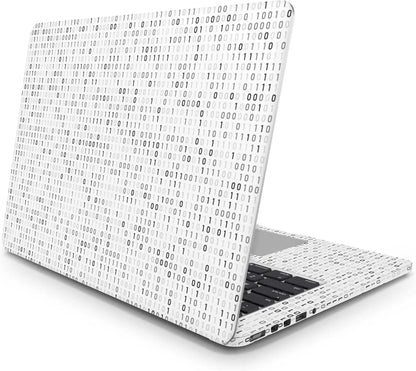 Sticker Master Binary Matrix Code Protective Evrensel Sticker Dizüstü Bilgisayar Vinil Sticker Decal 12" 13" 13.3" 14" 15" 15.4" 15.6 inç Dizüstü Bilgisayar Çıkartma Koruyucu Macbook Asus Acer Hp Lenovo Huawei Dell İçin Sticker Master