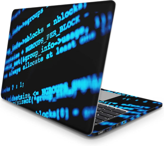 Sticker Master Hacking Codes Pattern Evrensel Sticker Dizüstü Bilgisayar Vinil Sticker Decal 12" 13" 13.3" 14" 15" 15.4" 15.6 inç Dizüstü Bilgisayar Çıkartma Koruyucu Macbook Asus Acer Hp Lenovo Huawei Dell İçin