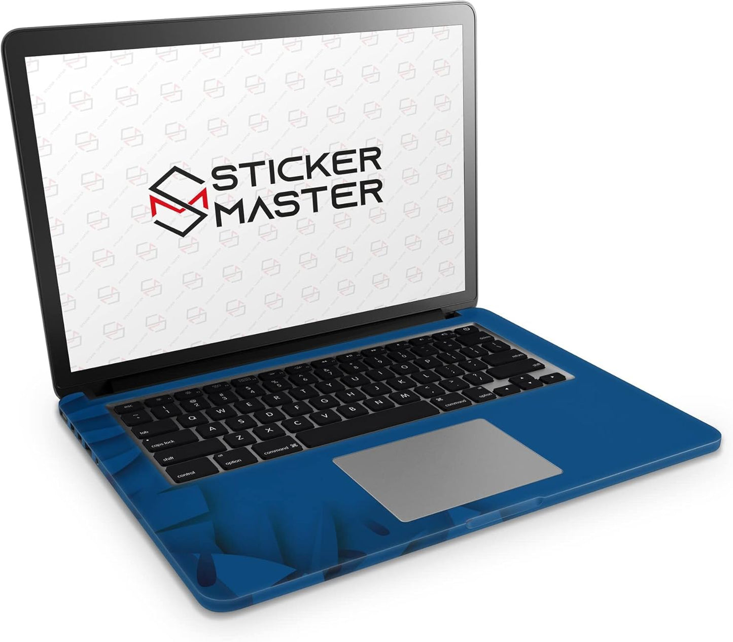 Sticker Master Blue Leaves Evrensel Sticker Dizüstü Bilgisayar Vinil Sticker Decal 12" 13" 13.3" 14" 15" 15.4" 15.6 inç Dizüstü Bilgisayar Çıkartma Koruyucu Macbook Asus Acer Hp Lenovo Huawei Dell İçin