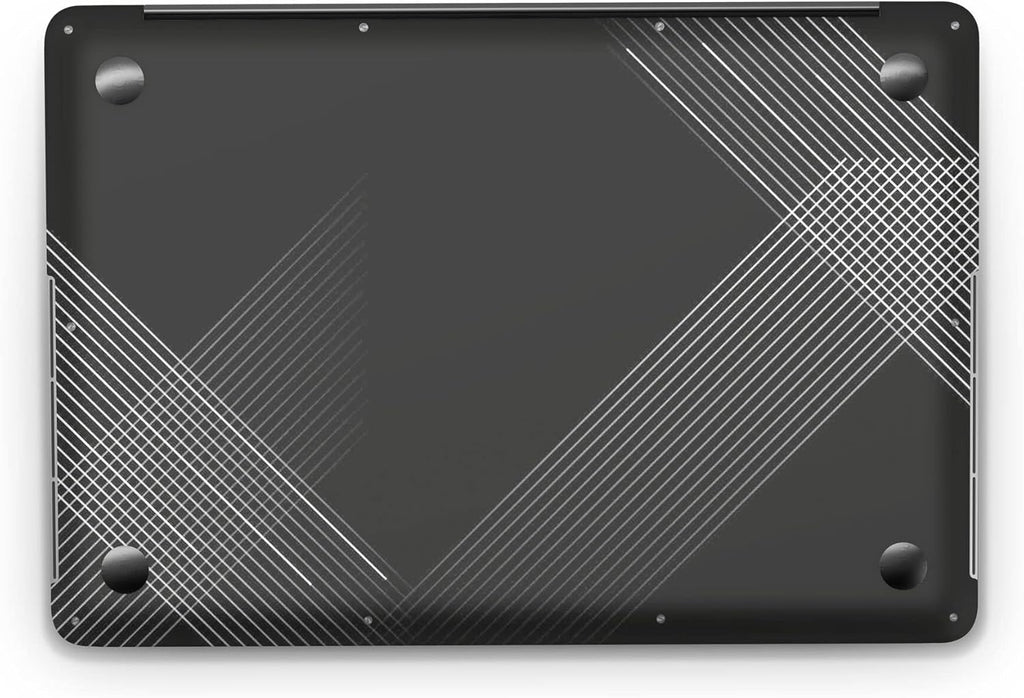 Sticker Master Black Shape Protective Evrensel Sticker Dizüstü Bilgisayar Vinil Sticker Decal 12" 13" 13.3" 14" 15" 15.4" 15.6 inç Dizüstü Bilgisayar Çıkartma Koruyucu Macbook Asus Acer Hp Lenovo Huawei Dell İçin