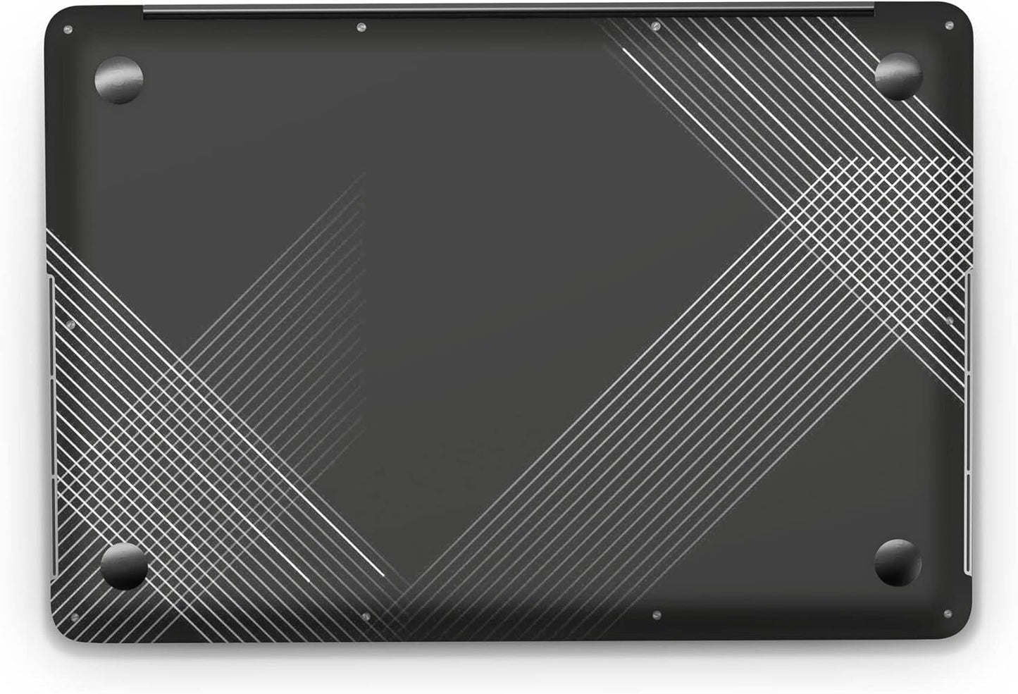 Sticker Master Black Shape Protective Evrensel Sticker Dizüstü Bilgisayar Vinil Sticker Decal 12" 13" 13.3" 14" 15" 15.4" 15.6 inç Dizüstü Bilgisayar Çıkartma Koruyucu Macbook Asus Acer Hp Lenovo Huawei Dell İçin