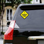 Sticker Master Arabada Bebek Var Motorsiklet,Kask,Laptop,Motor Ve Oto Araç Sticker 12 X 12 Cm